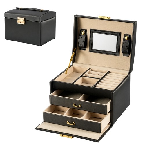 Jewellery box with mirror and - box,