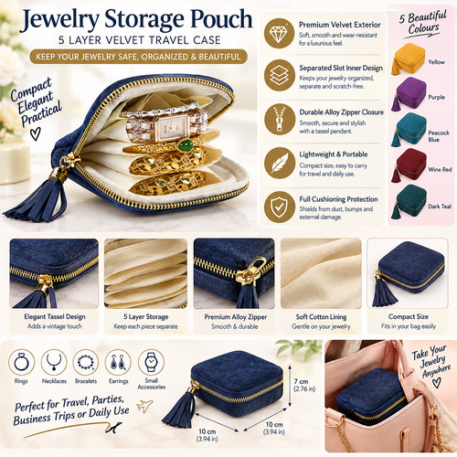 Layer velvet jewelry storage - layer,