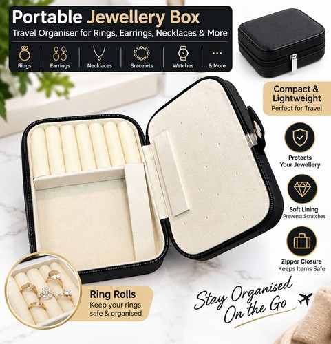 Travel jewellery box ring - travel,