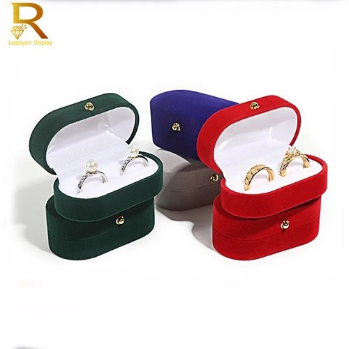 Velvet trinket box ring - trinket,