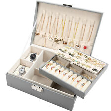 2 Layer Grey Jewellery Box