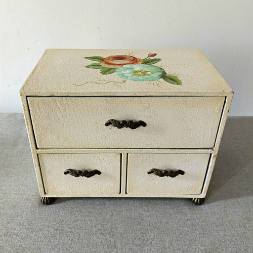 Vintage cream floral - vintage,