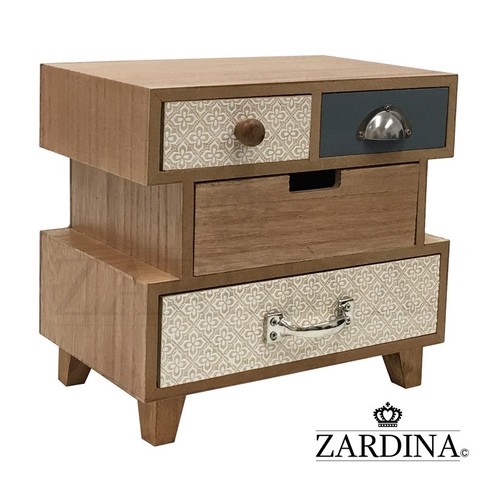 Elona mini velveted 4 - velveted, drawer