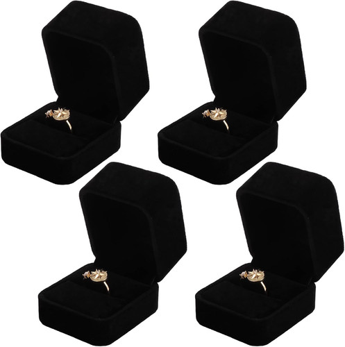 4pcs ring boxes for jewellery - 4pcs,