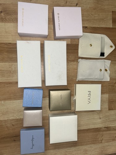 Empty jewellery boxes - empty, boxes/pouches
