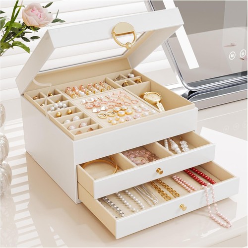 Large jewellery box with - box, 2
