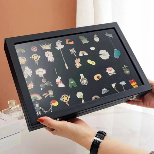 Pin display case shadow box - display,
