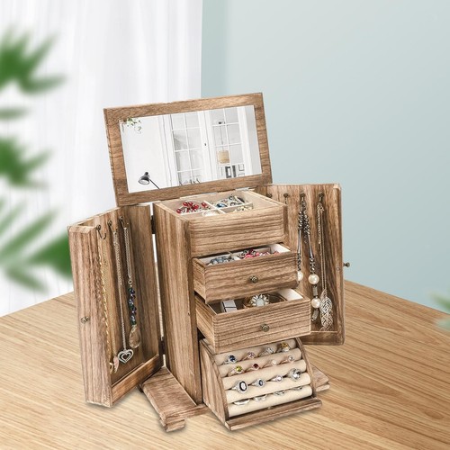 Large capacity wooden - wooden, jewelry