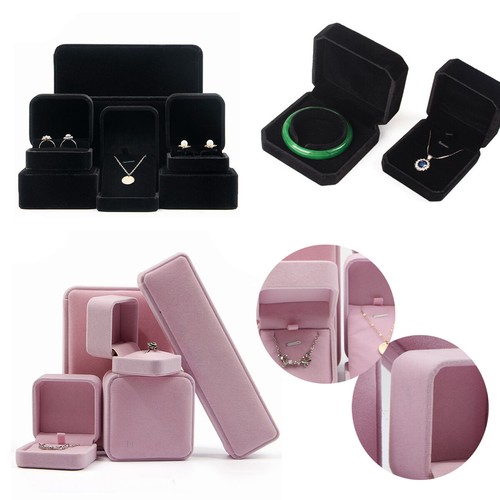 Black pink velvet - black/pink, jewellery